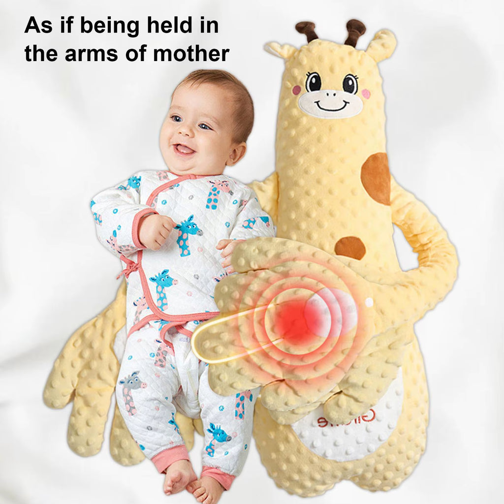 Baby Sleeping Patting Doll with Soothing Palm Remote 3 Adjustable Electric Baby Hand Pillow Soothing Palm Patting for Toddler