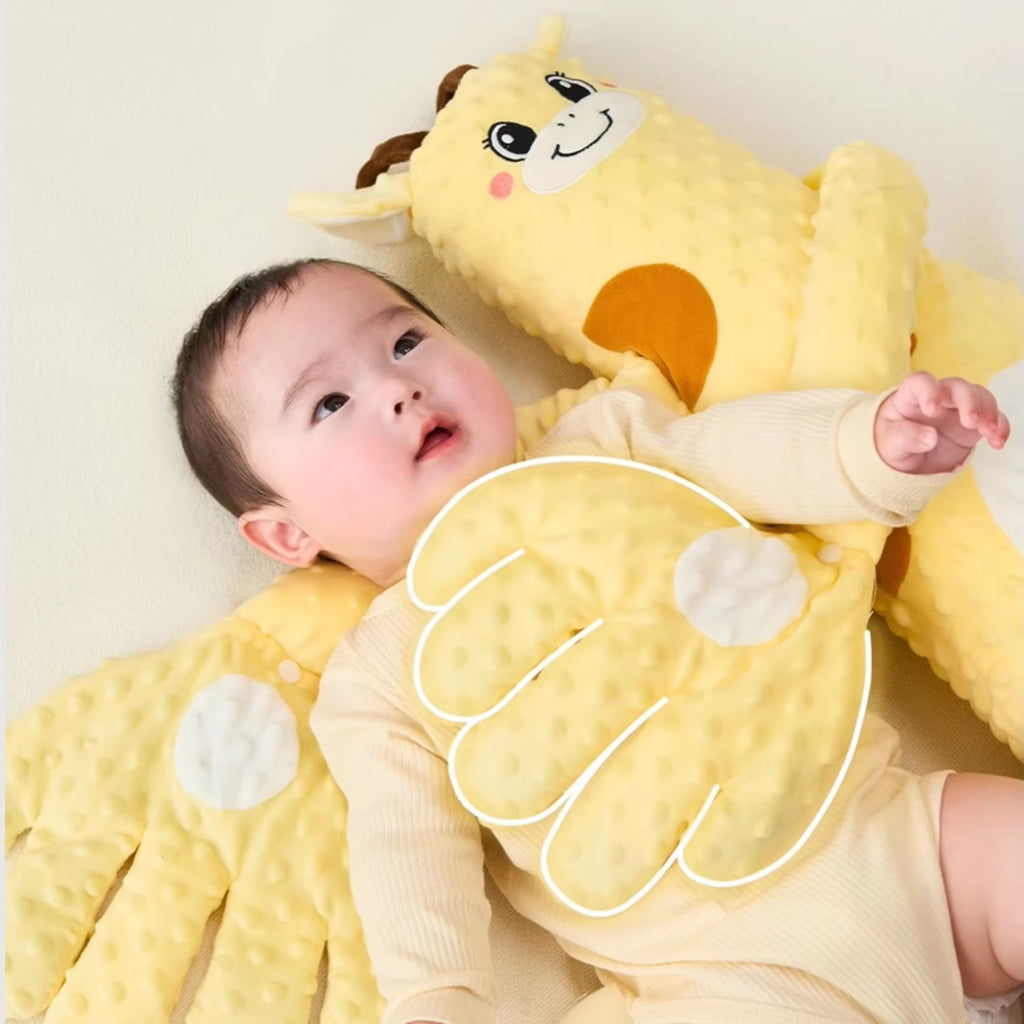 Baby Sleeping Patting Doll with Soothing Palm Remote 3 Adjustable Electric Baby Hand Pillow Soothing Palm Patting for Toddler